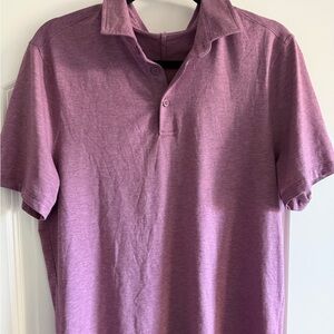 Men's Lulumemon Evolution Polo in Pink SZ: L